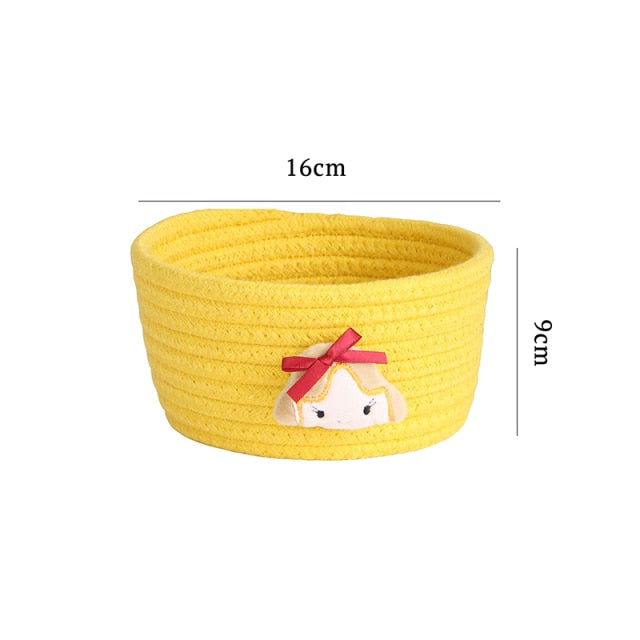 Cotton Rope Kids Storage Basket