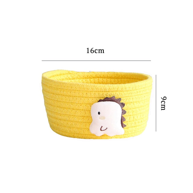 Cotton Rope Kids Storage Basket