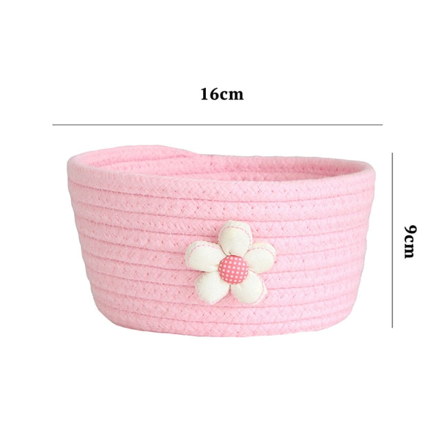 Cotton Rope Kids Storage Basket