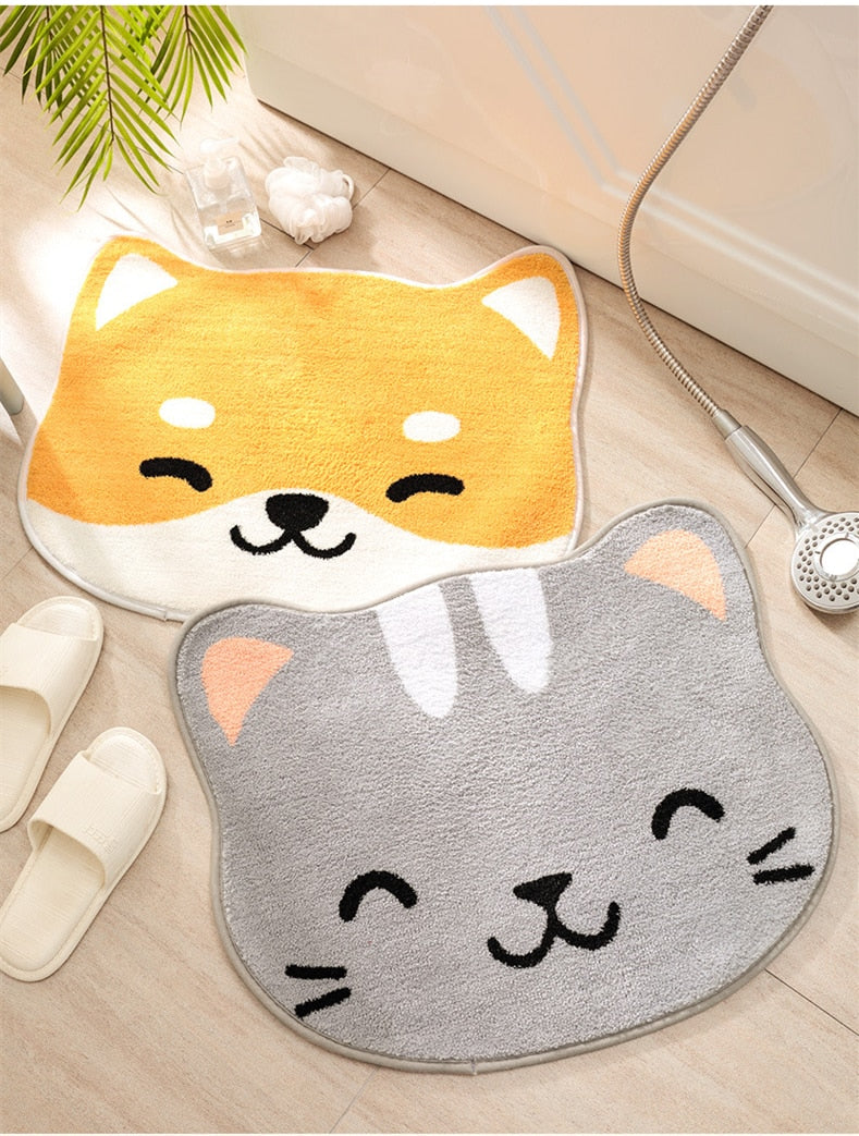 Shiba and Cat Doormat - M. Mazu Global