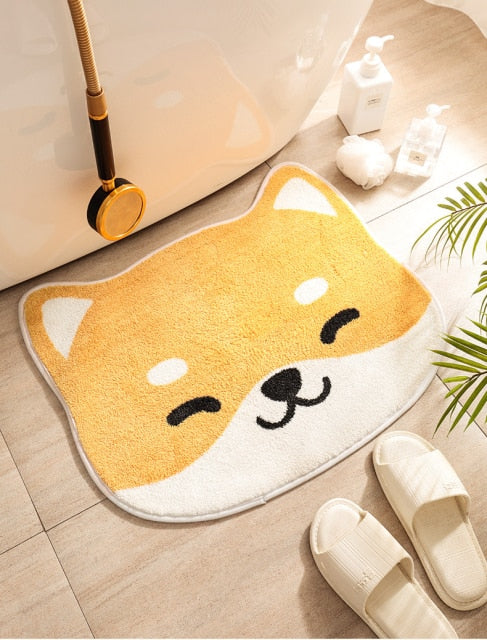 Shiba and Cat Doormat - M. Mazu Global