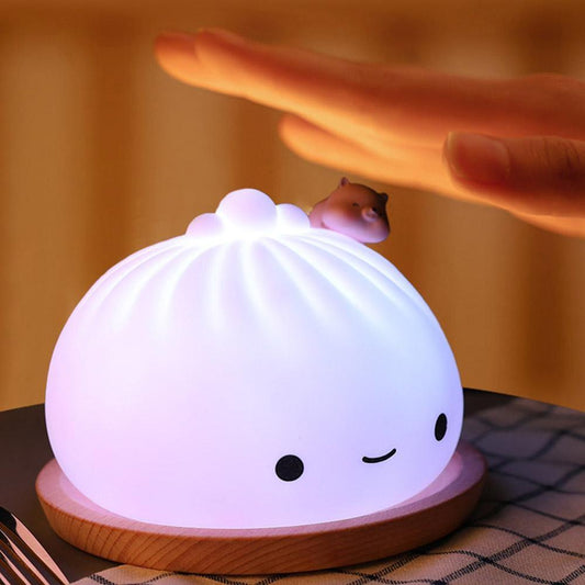 LED Buns Silicone Soft Colourful Night Light