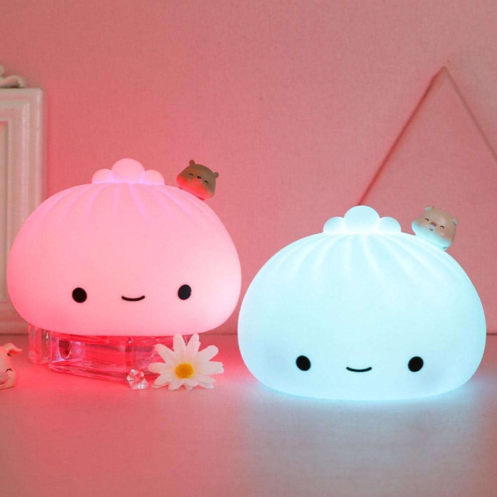 LED Buns Silicone Soft Colourful Night Light