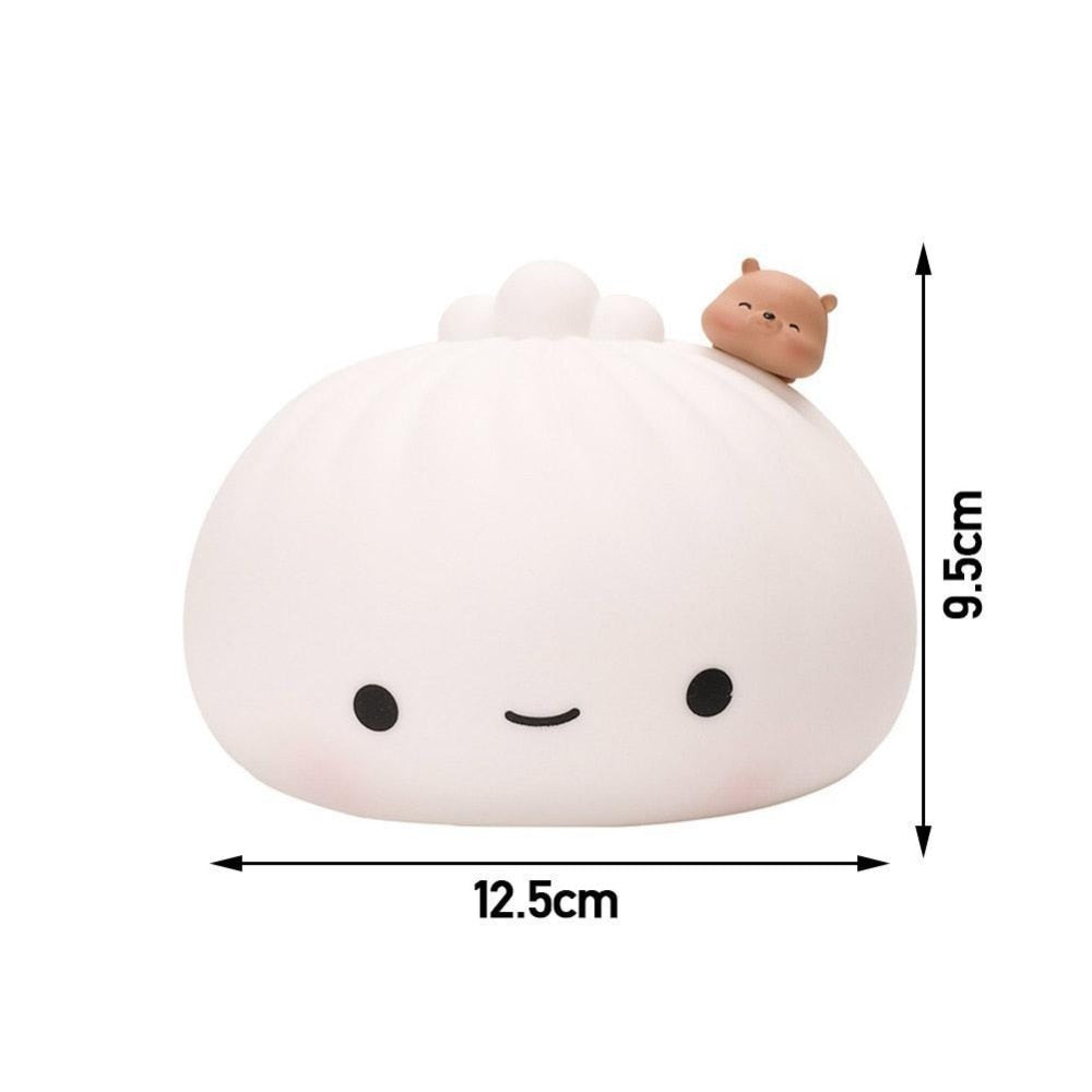 LED Buns Silicone Soft Colourful Night Light