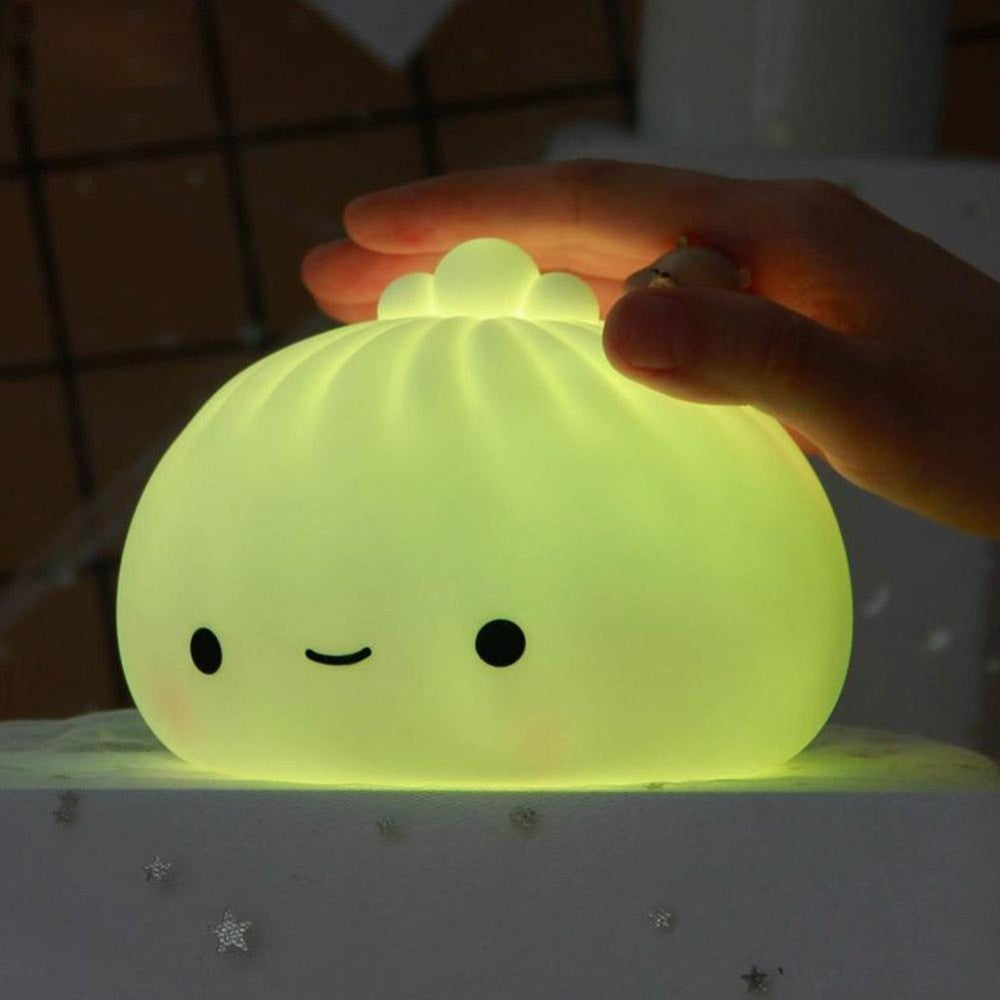 LED Buns Silicone Soft Colourful Night Light