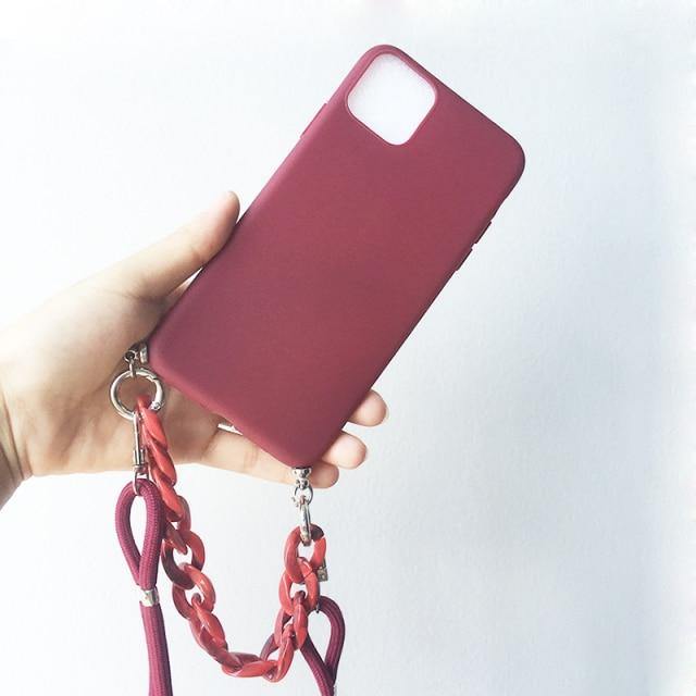 Chain Crossbody Lanyard iPhone Case - M. Mazu Global