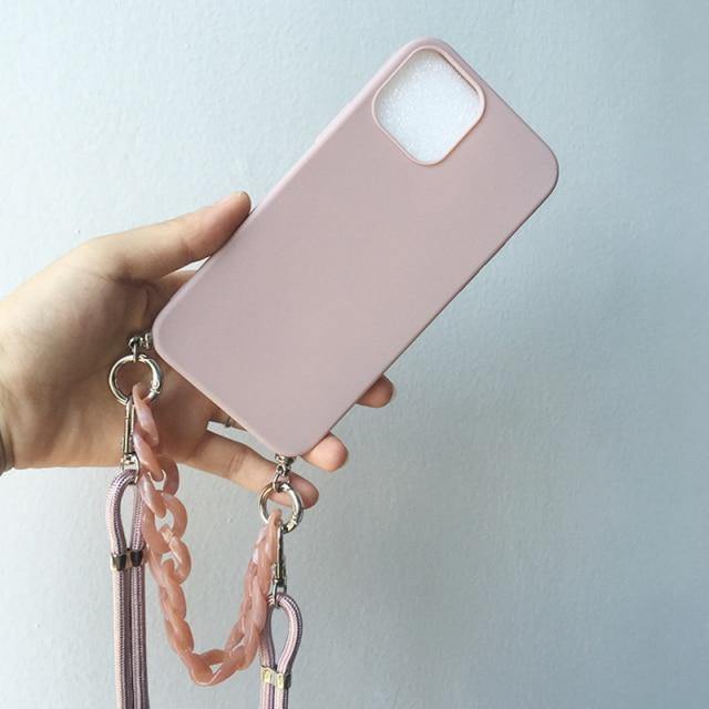 Chain Crossbody Lanyard iPhone Case - M. Mazu Global