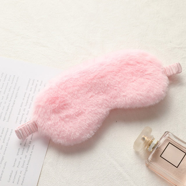 Soft Plush Fleece Sleeping Eye Mask