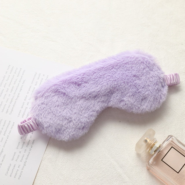 Soft Plush Fleece Sleeping Eye Mask