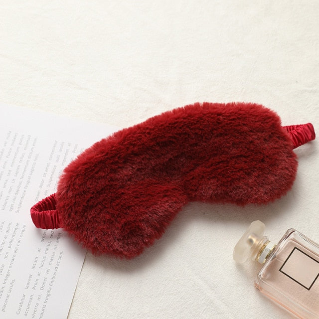 Soft Plush Fleece Sleeping Eye Mask