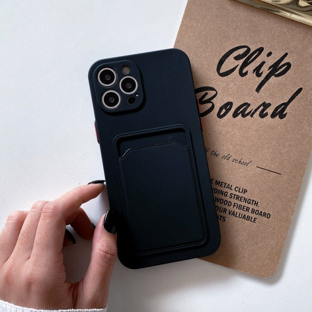 iPhone Case with Card Holder Pocket