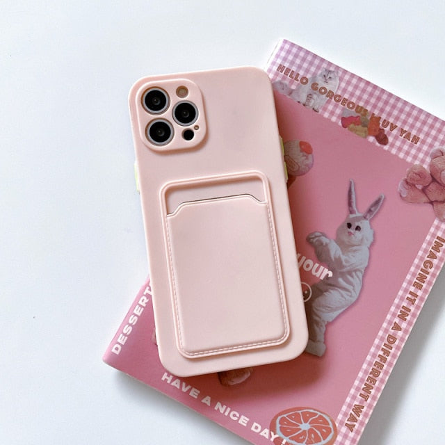 iPhone Case with Card Holder Pocket