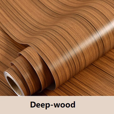 Waterproof Wood Pattern Wallpaper.