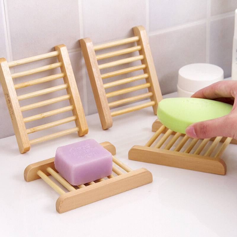 Wood Soap Tray.