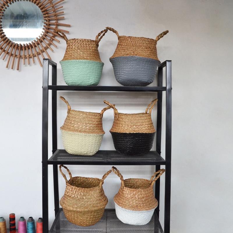 Rattan Storage Basket.