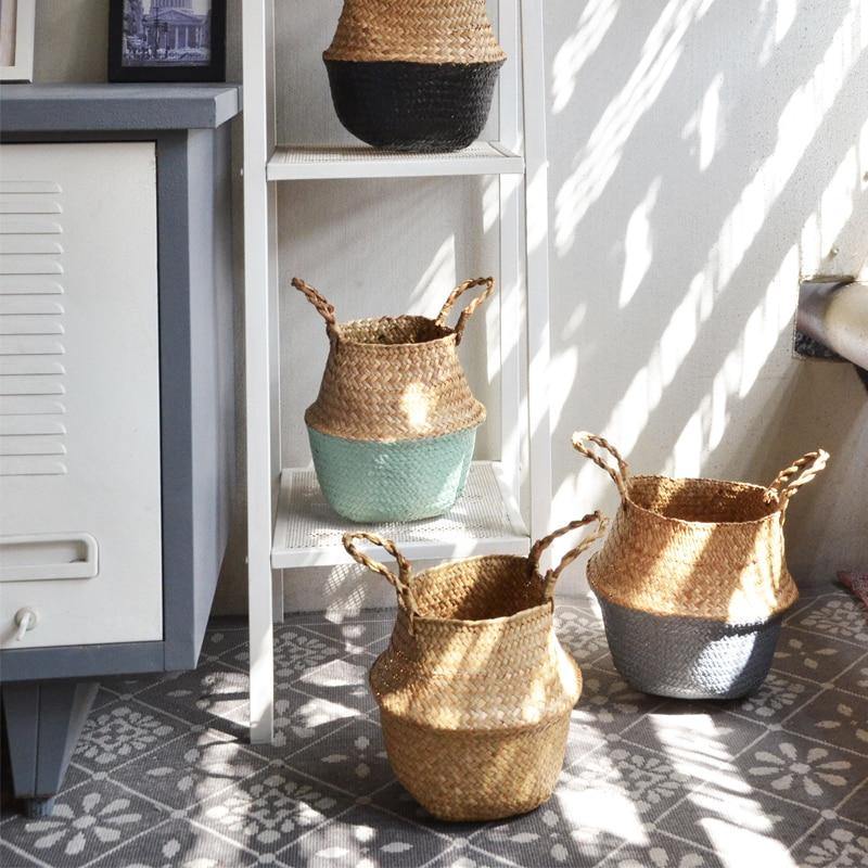 Rattan Storage Basket.