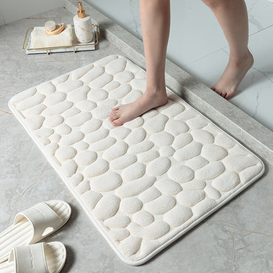 Cobblestone Memory Foam Bathroom Mat