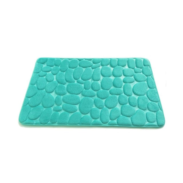 Cobblestone Memory Foam Bathroom Mat