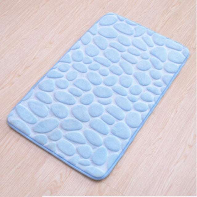 Cobblestone Memory Foam Bathroom Mat