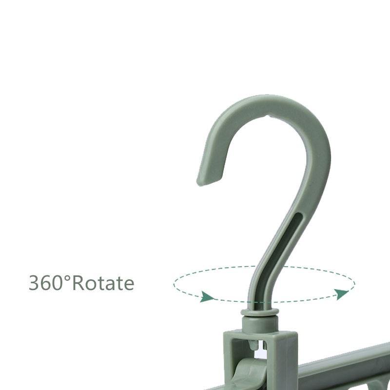 Multi-port Rotatable Clothes Hanger.