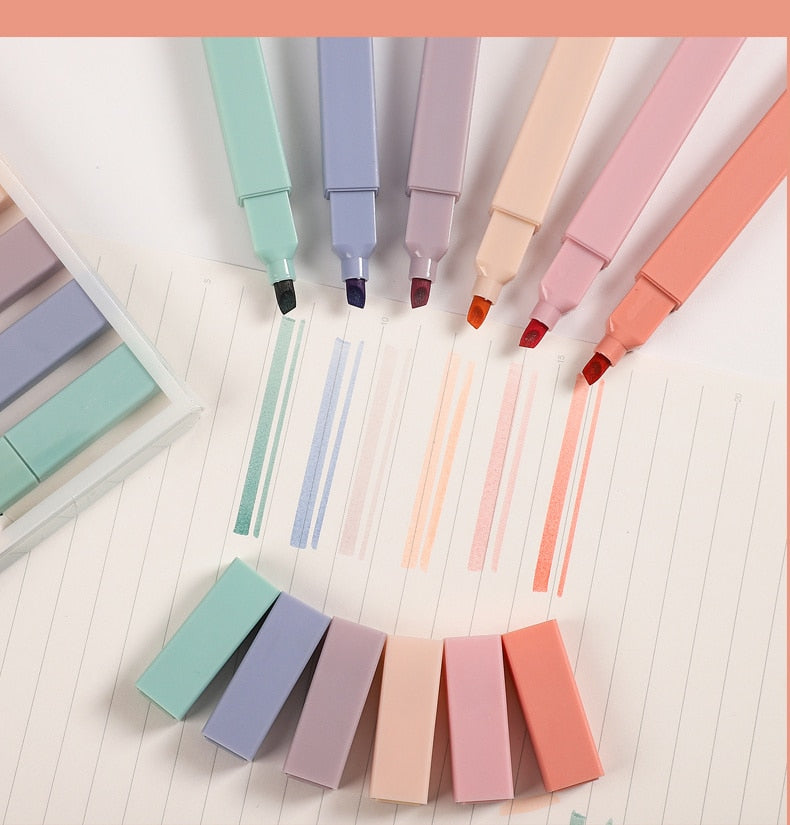 Pastels Soft Tip Marker Highlighter