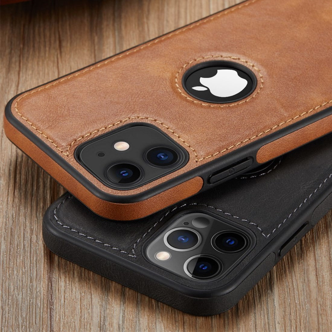 Luxury Faux Leather iPhone Case