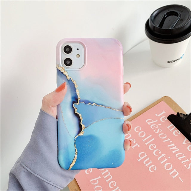 Marble Camera Phone Case for iPhone