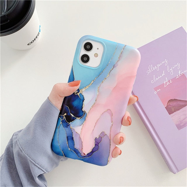 Marble Camera Phone Case for iPhone