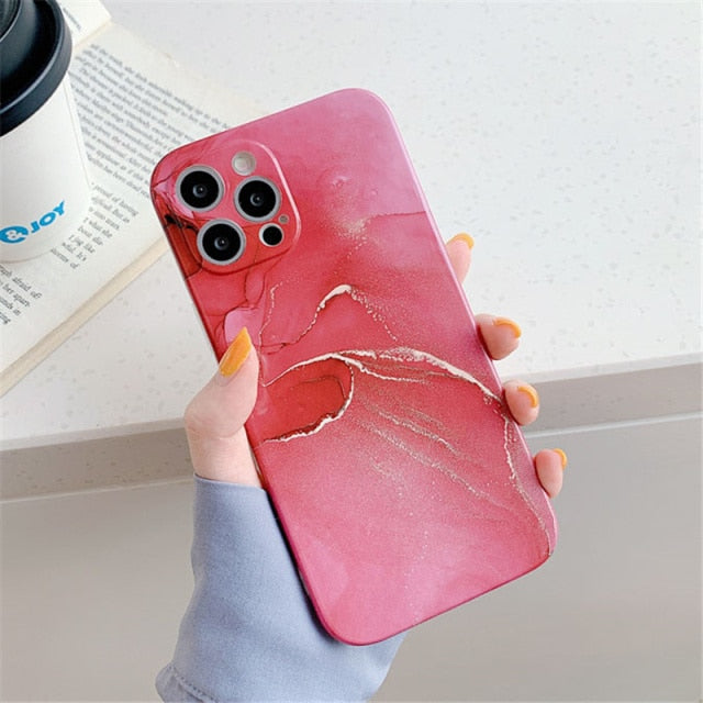 Marble Camera Phone Case for iPhone