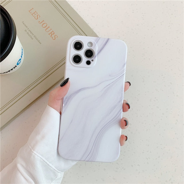 Marble Camera Phone Case for iPhone