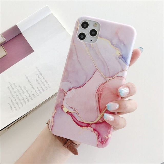 Marble Camera Phone Case for iPhone