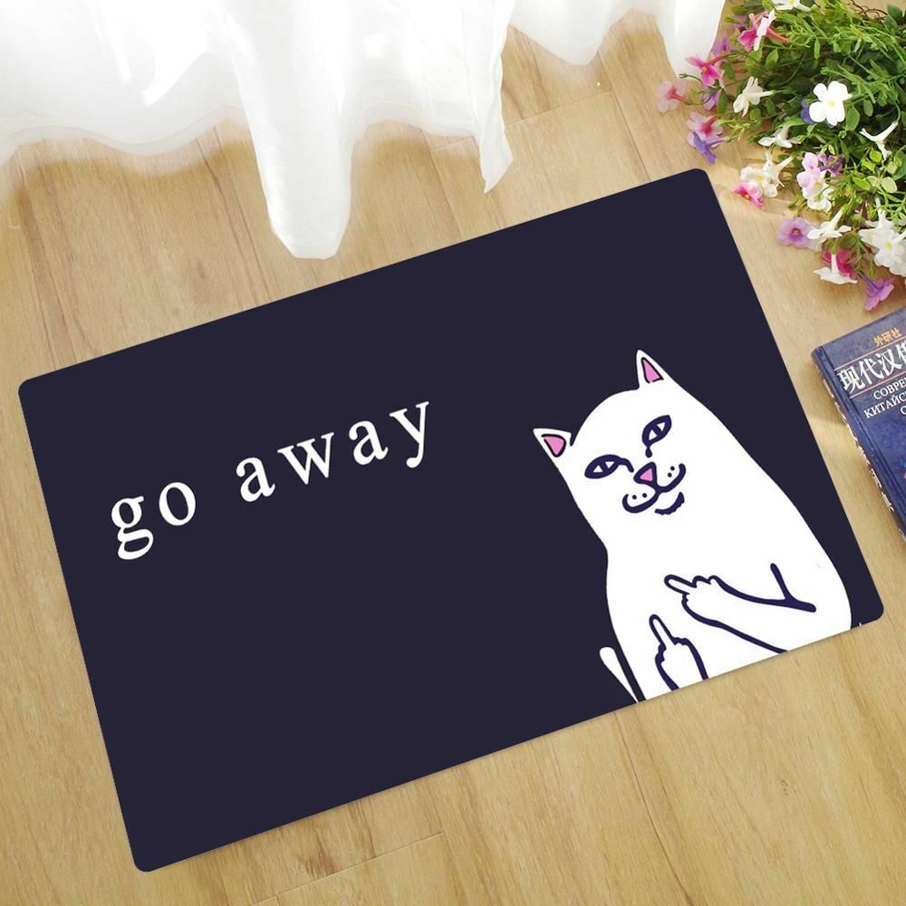 Go Away Cat Doormat